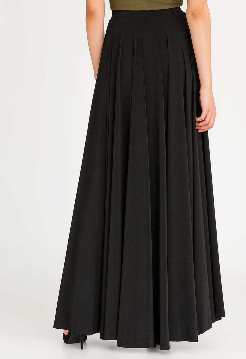 ERRE - Long Circle Skirt Black