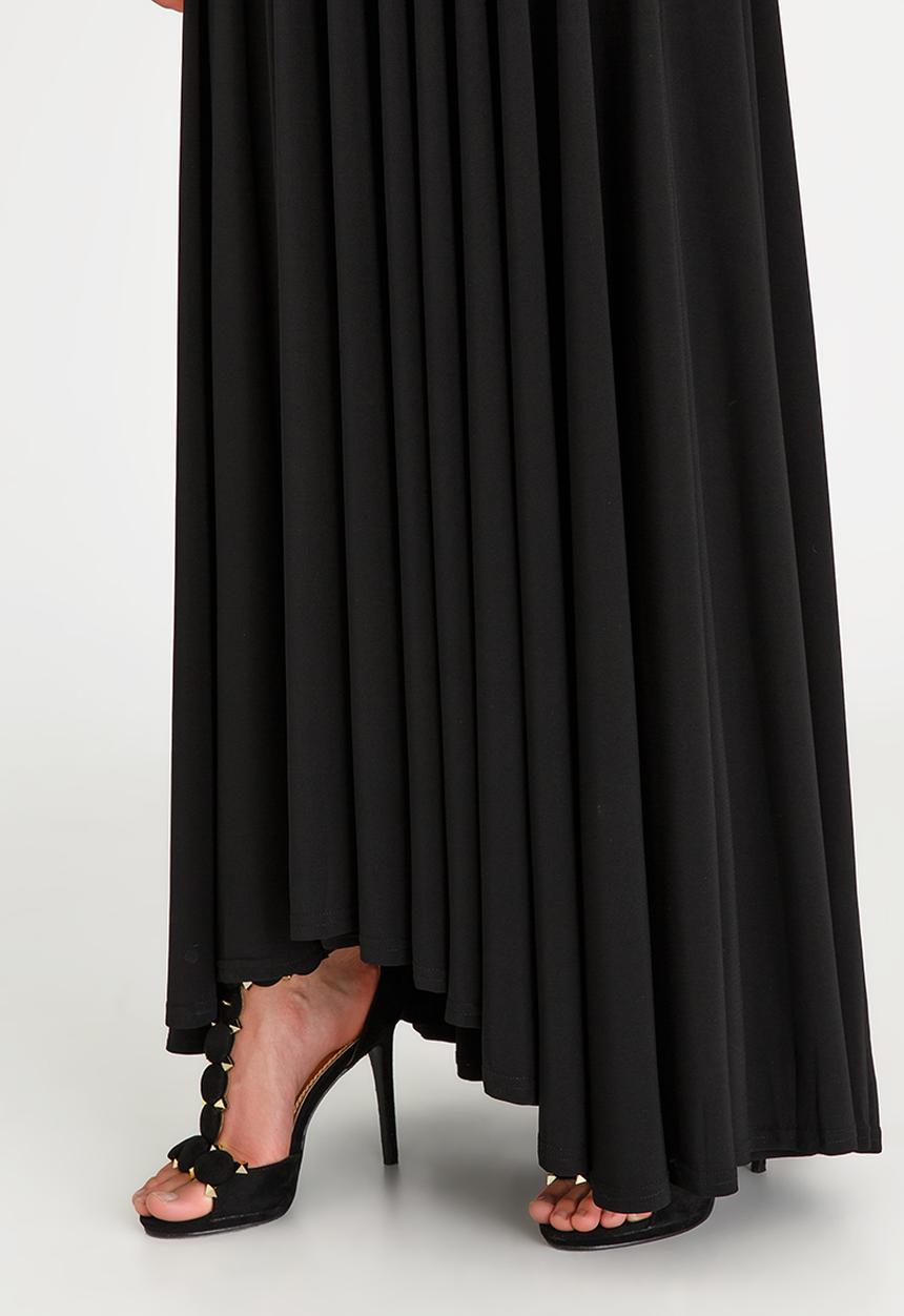 ERRE - Long Circle Skirt Black