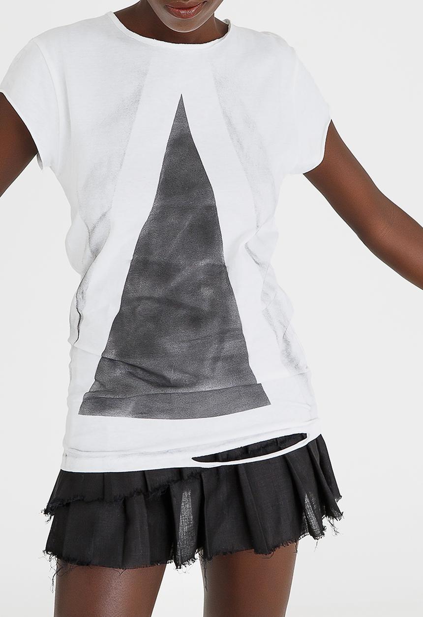 Vintage Zionist - Pyramid Tee White