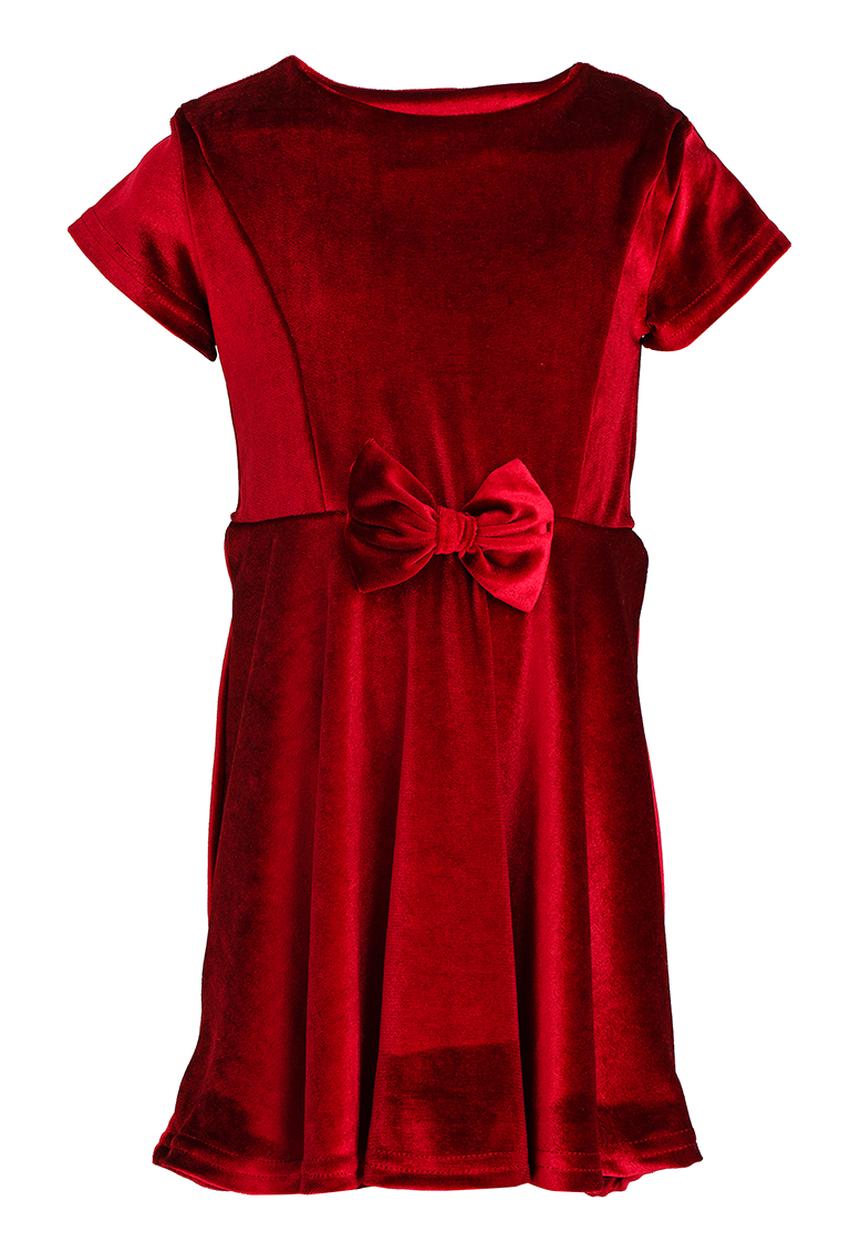 See-Saw - Velour Cap Sleeve Dress Burgundy
