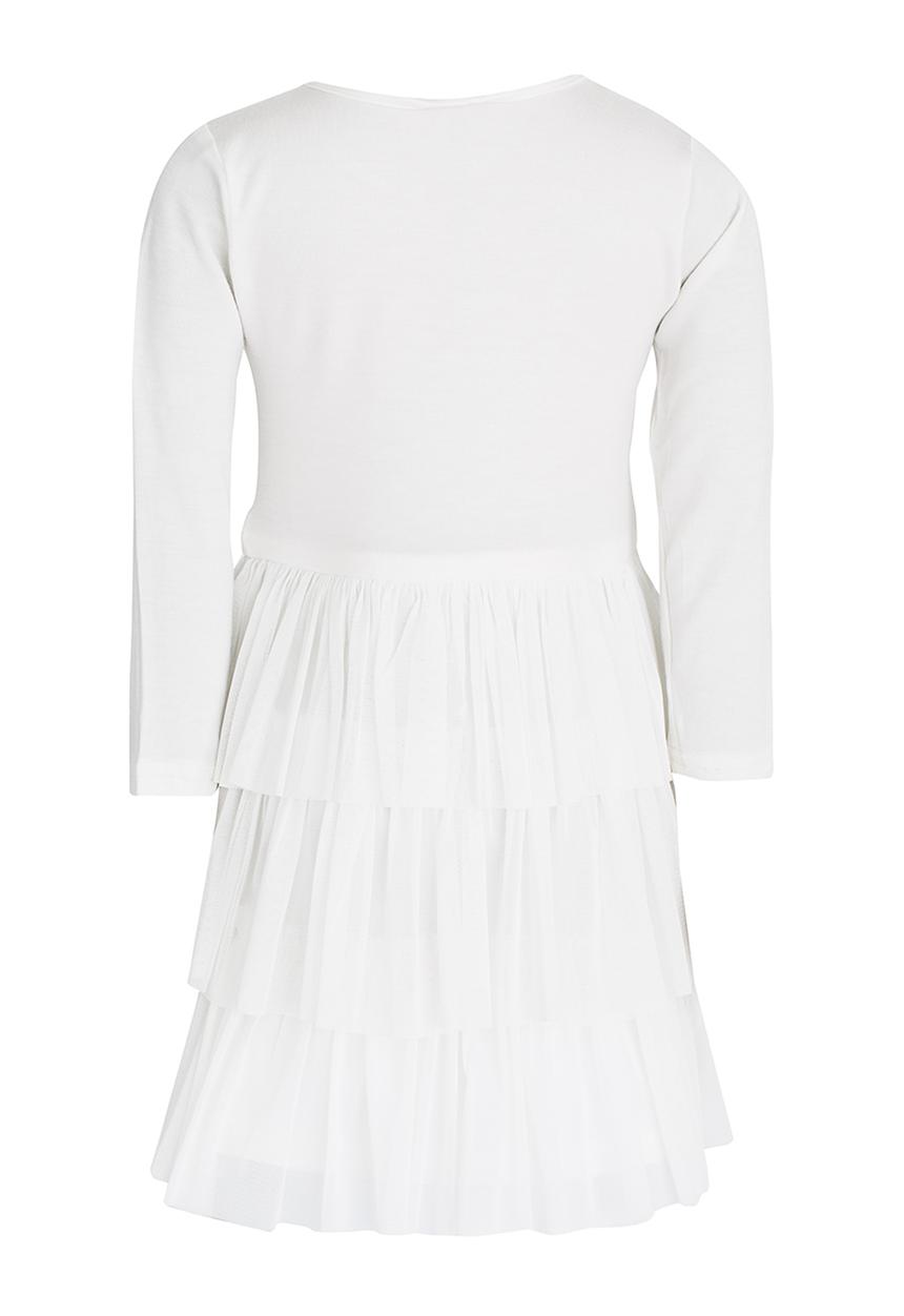 See-Saw - Tiered Mesh Dress Milk