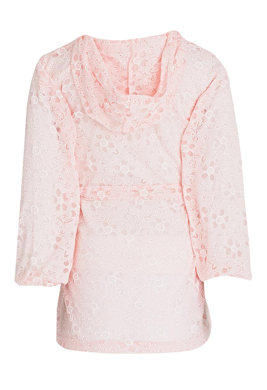 Pop Candy - Burnout Parka Jacket Pale Pink