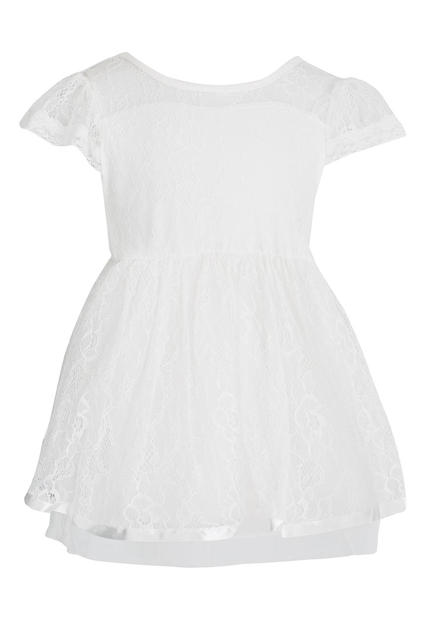 Pop Candy - Lace Detail  Dress White