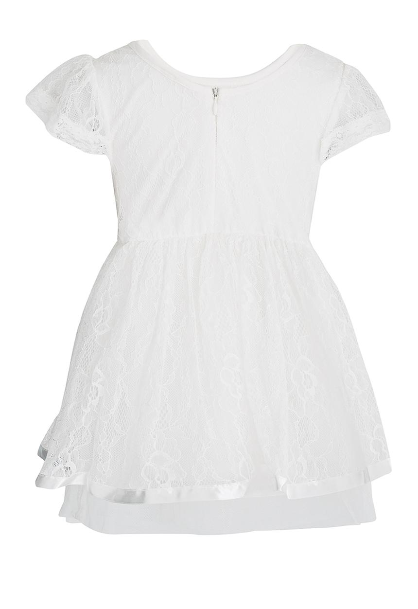 Pop Candy - Lace Detail  Dress White