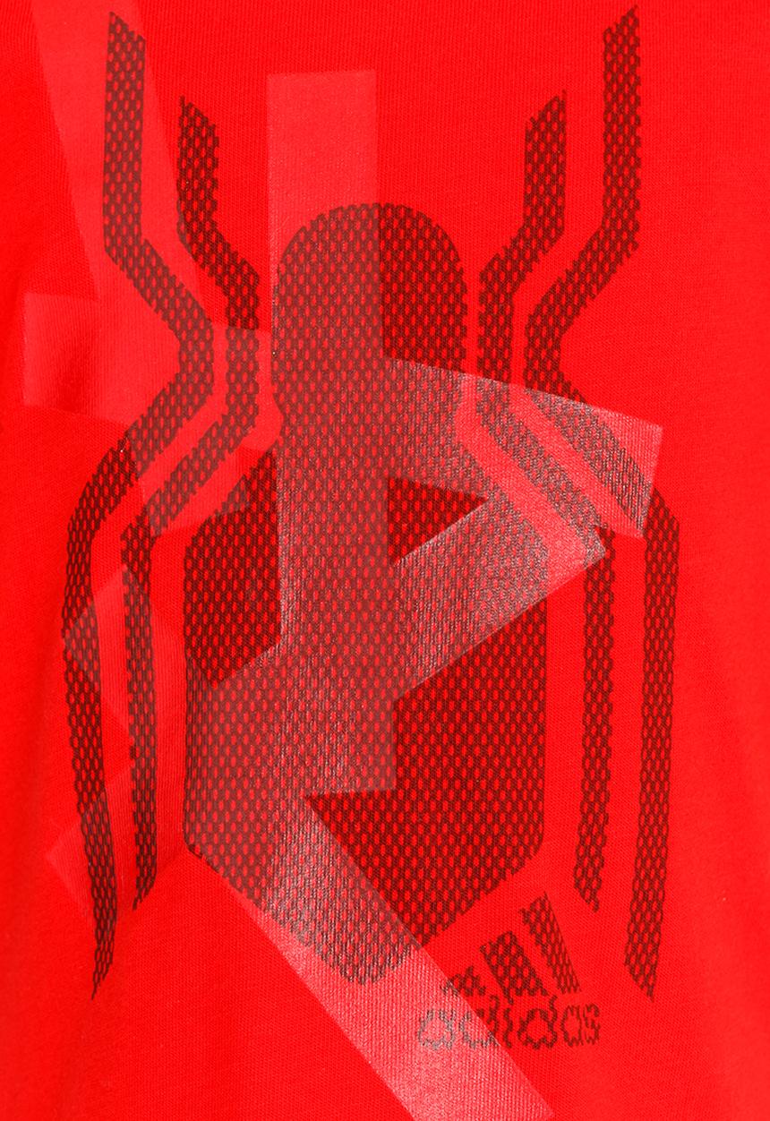 adidas Performance - Marvel Spider Man Graphic   Tee Red