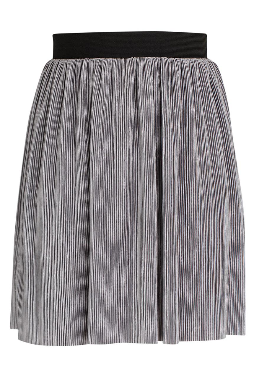 Rebel Republic - Metalic Skirt Grey