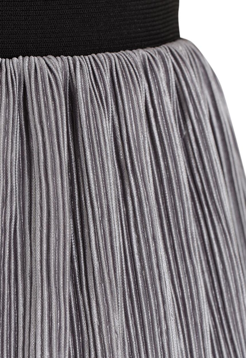 Rebel Republic - Metalic Skirt Grey