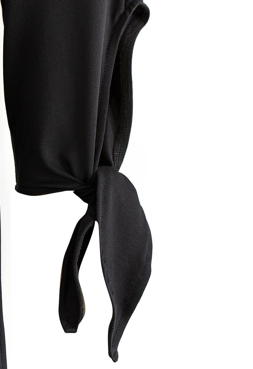Rebel Republic - 3/4 Cotton Knit Dress Black