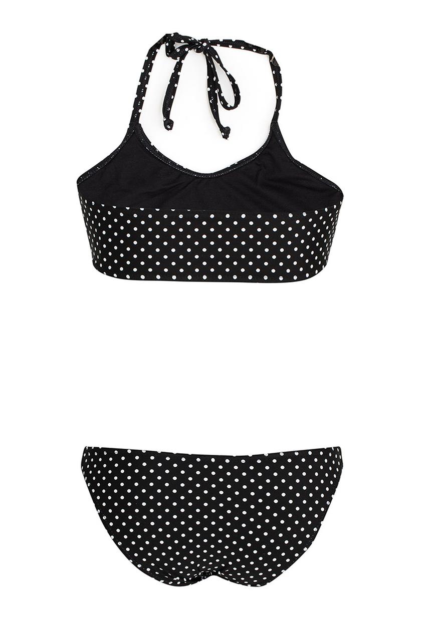 Sun Things - Strappy Bralet & Panty Set Black and White