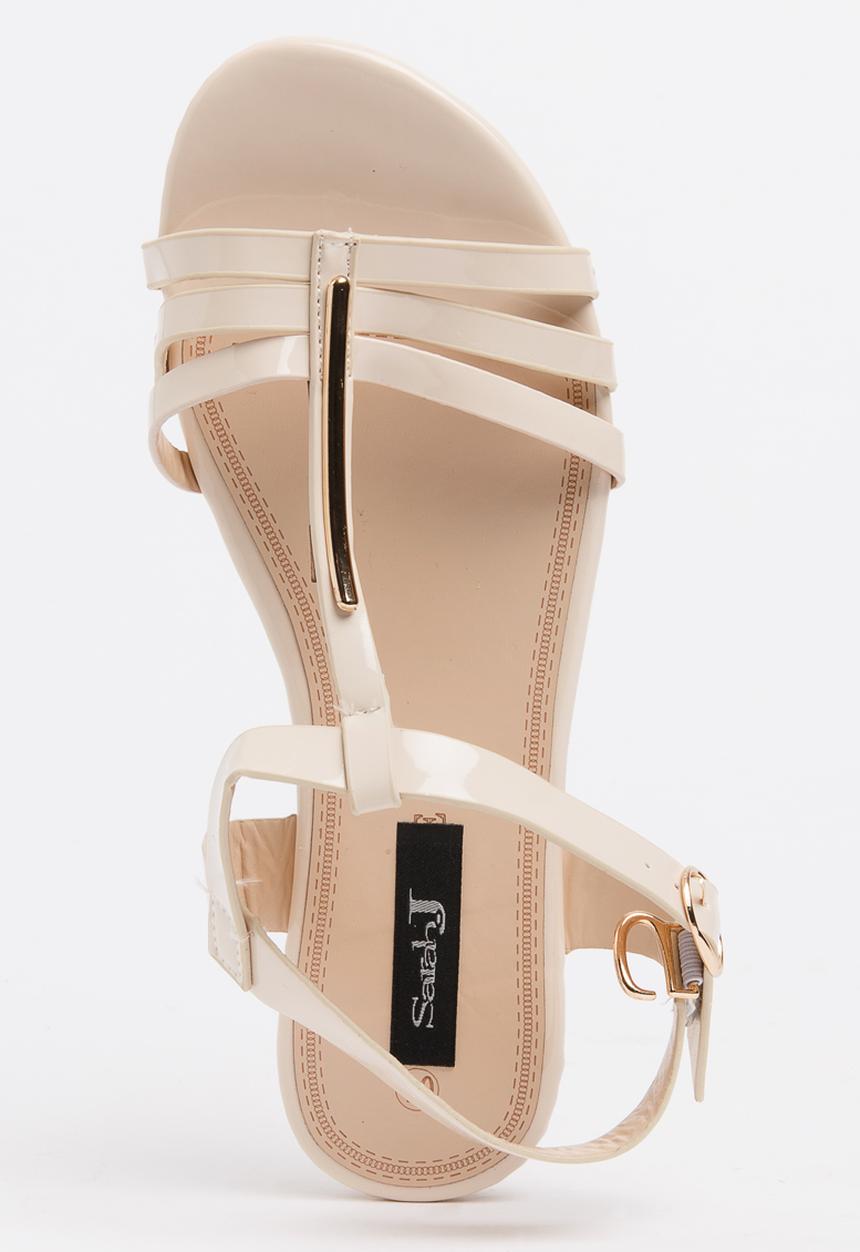 Sarah J - Strappy Sandals Beige