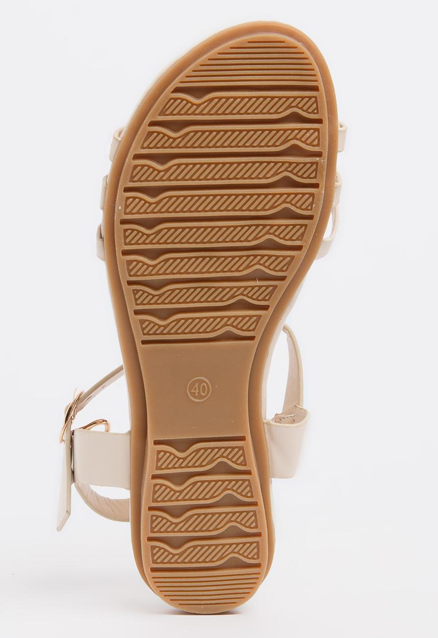 Sarah J - Strappy Sandals Beige