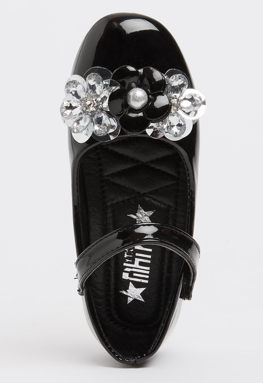 Pop Candy - Embellished Pumps Black