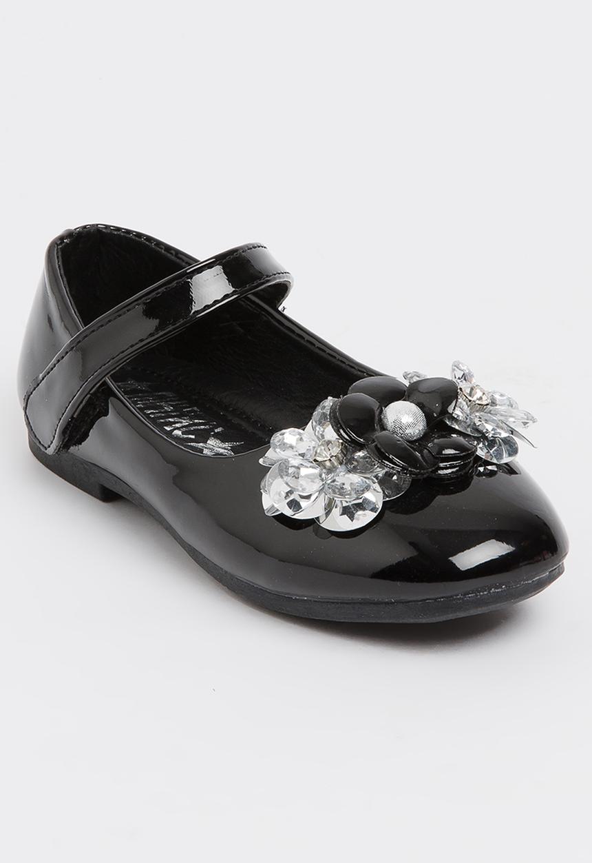 Pop Candy - Embellished Pumps Black