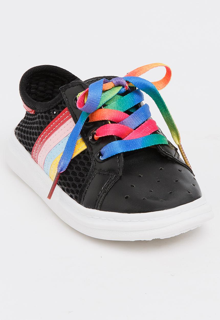 Pop Candy - Rainbow Sneakers Black
