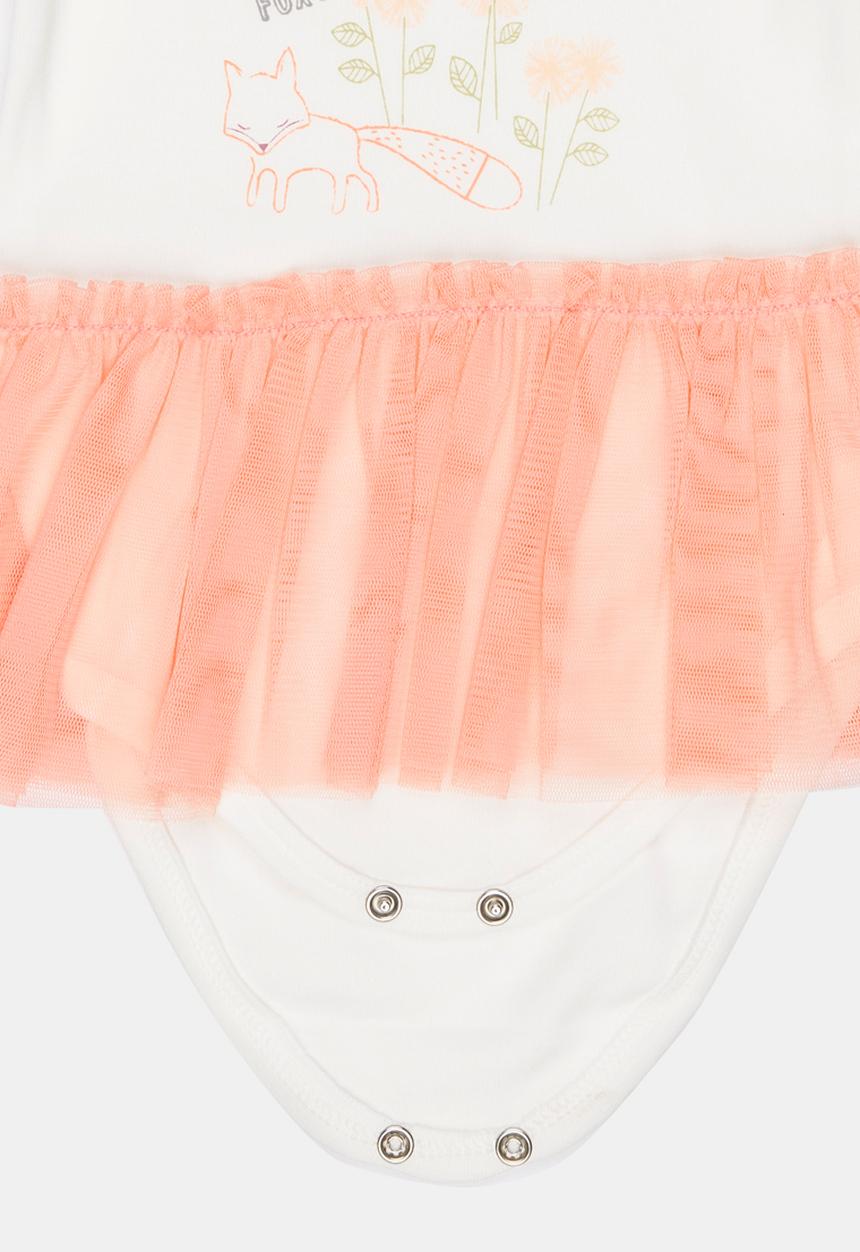 Baby Corner - Tutu Bodysuit Dress Multi-colour