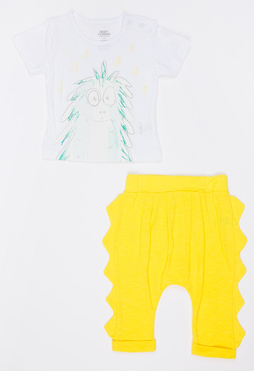 Baby Corner - 2 Piece T-shirt short Set Multi-colour