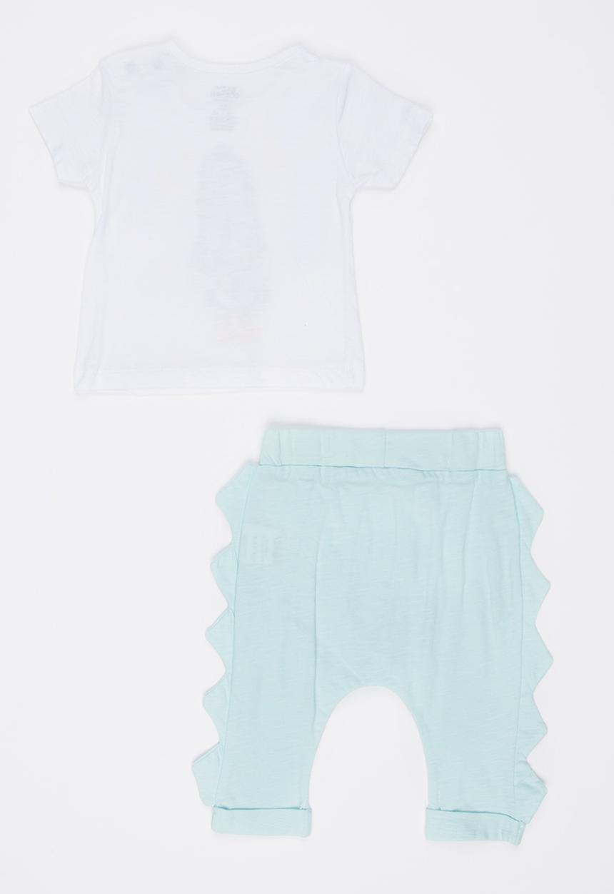 Baby Corner - 2 Piece T-shirt Short Set Multi-colour