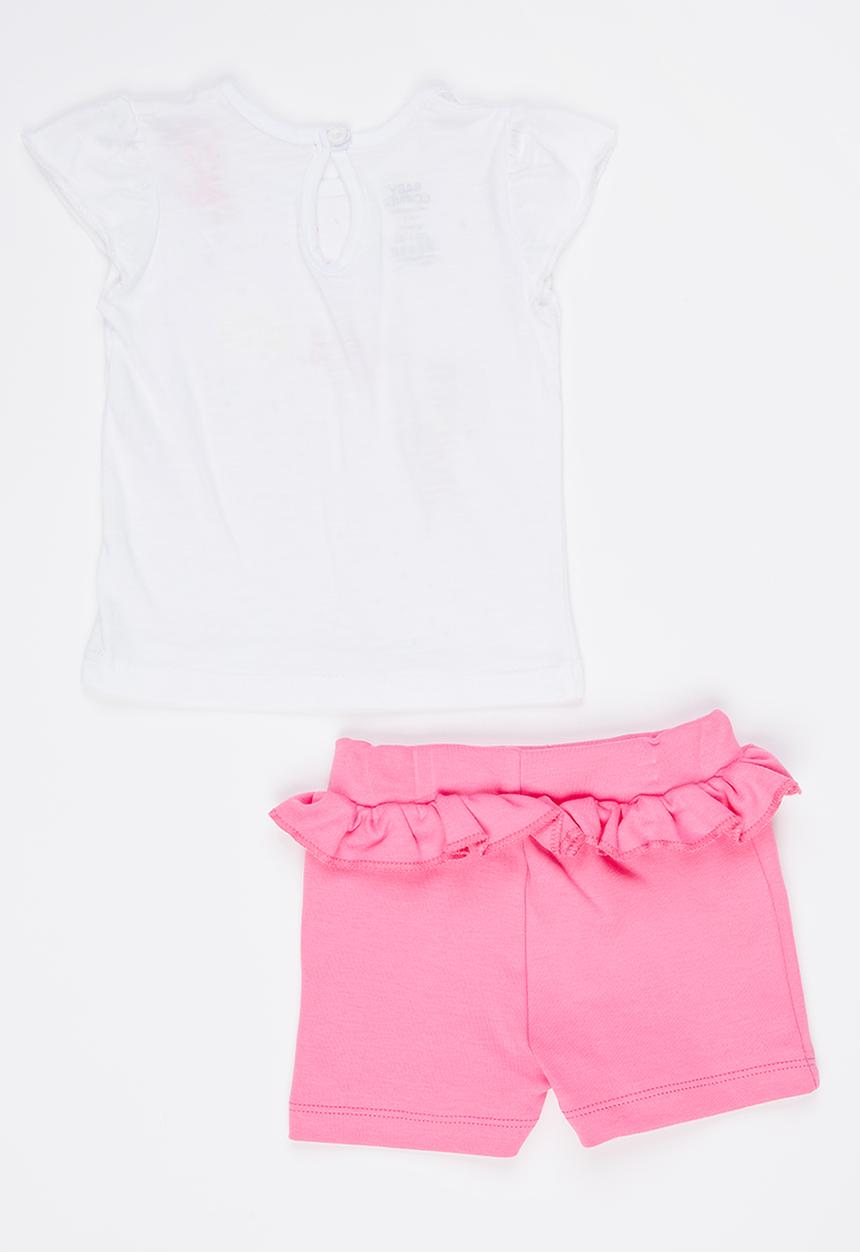Baby Corner - 2 Piece T-shirt Short Set Multi-colour