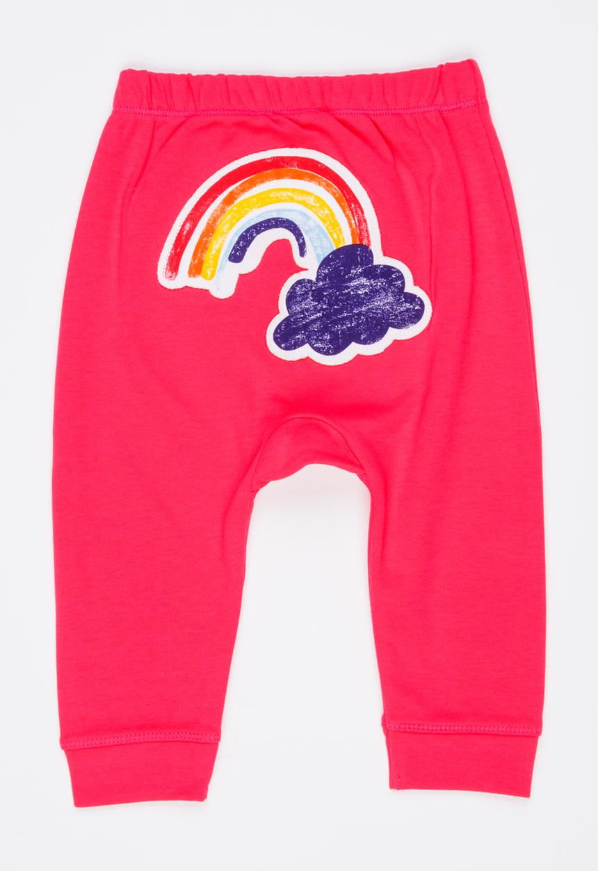 Soobe - Girls Printed Jogger Dark Pink