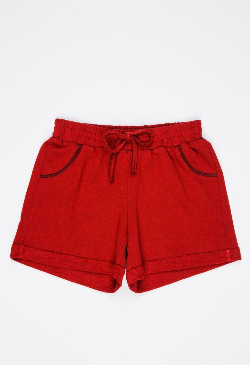 Rebel Republic - Fleece Shorts Burgundy