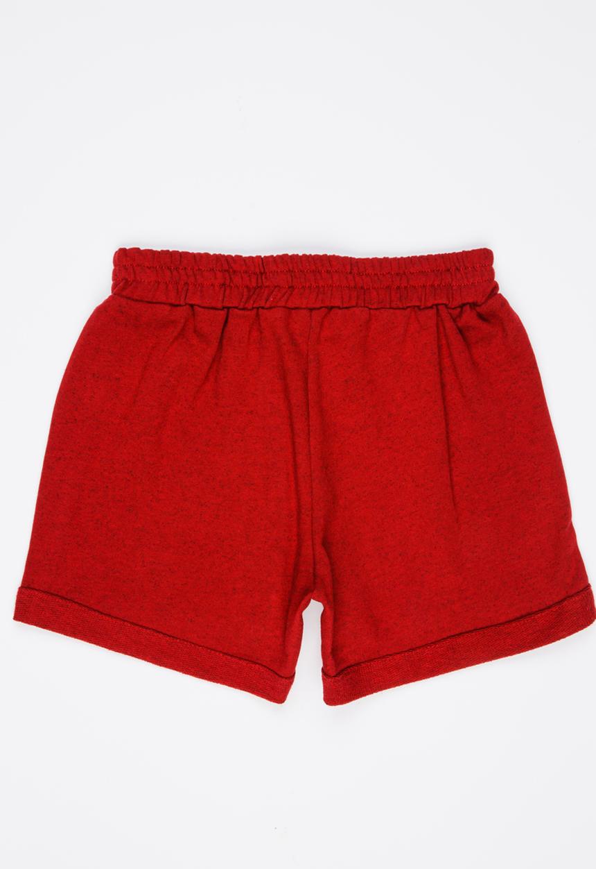Rebel Republic - Fleece Shorts Burgundy