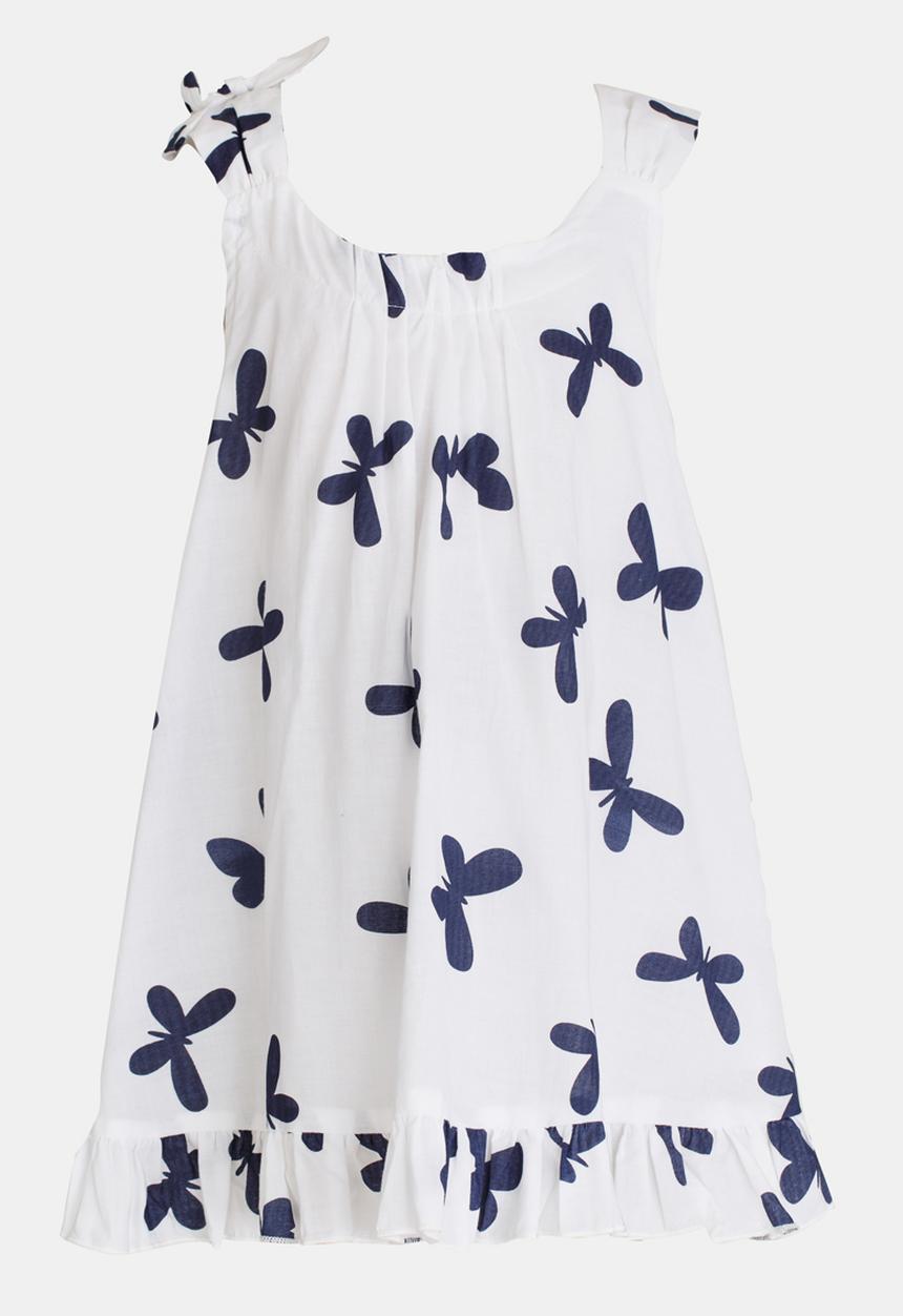 Pop Candy - Butterfly Print Dress White