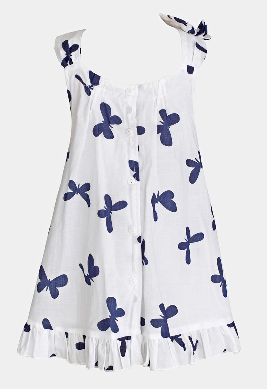 Pop Candy - Butterfly Print Dress White