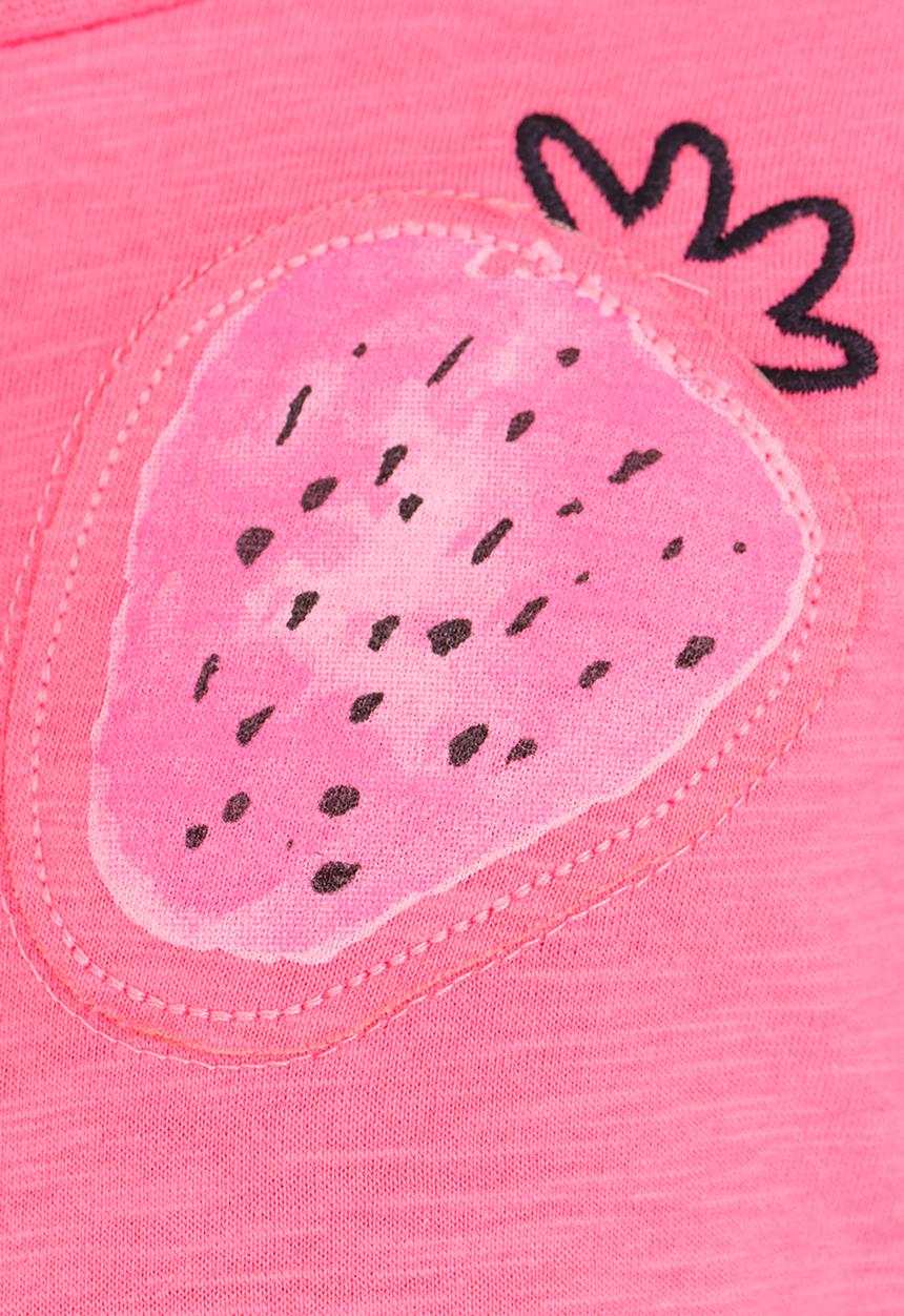 Soobe - Girl Short Sleeve Tee Mid Pink