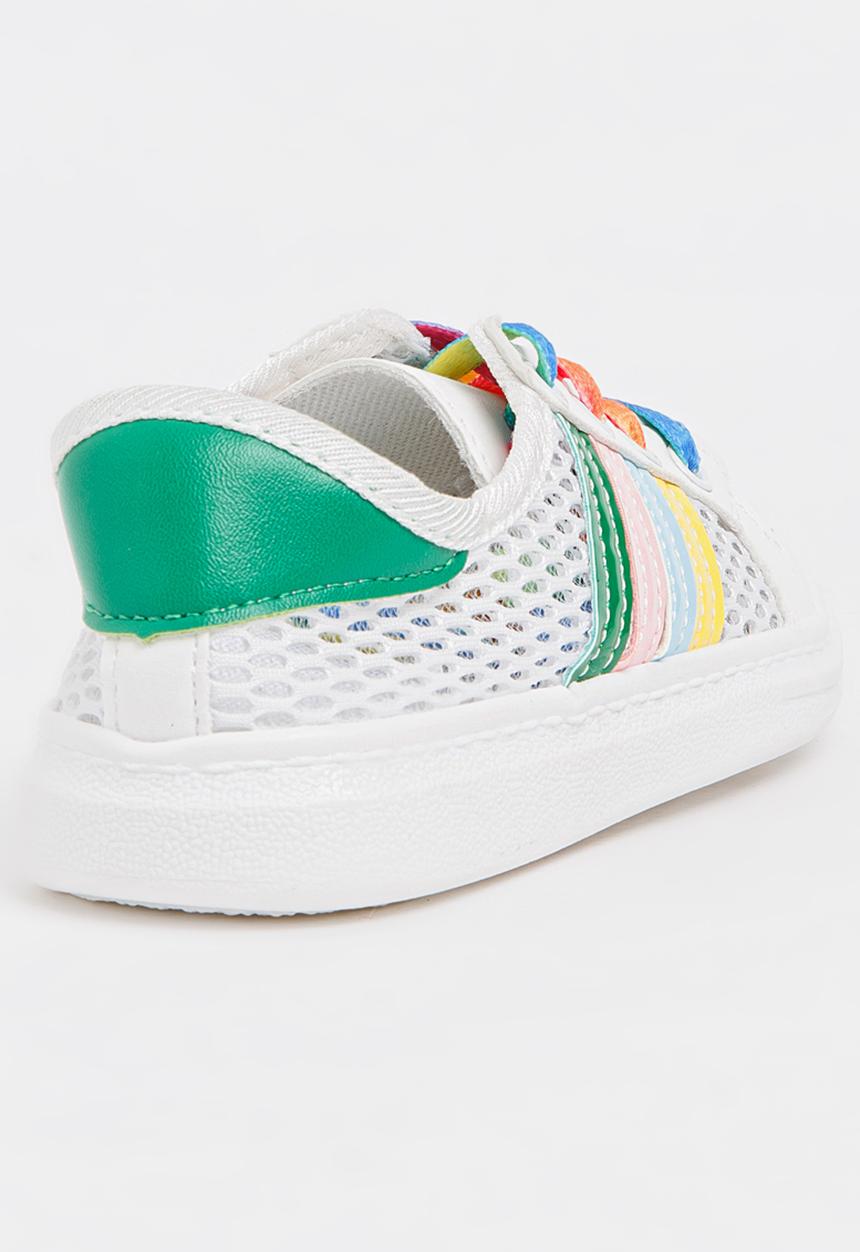 Pop Candy - Rainbow Sneakers White
