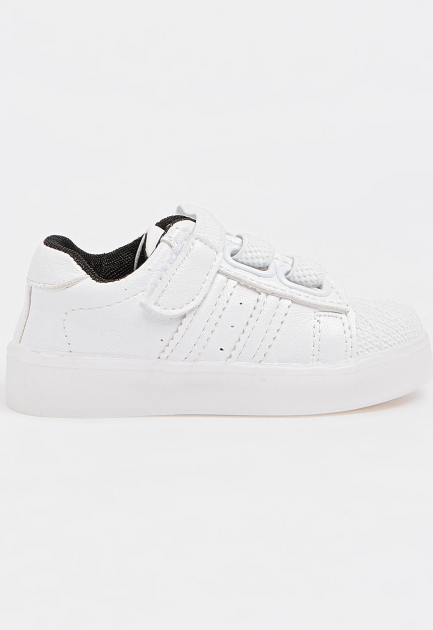 Pop Candy - Boys Light up Sneakers White