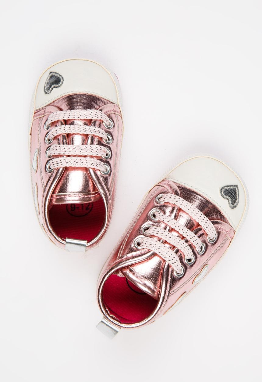 Pop Candy - Metallic High Tops Mid Pink