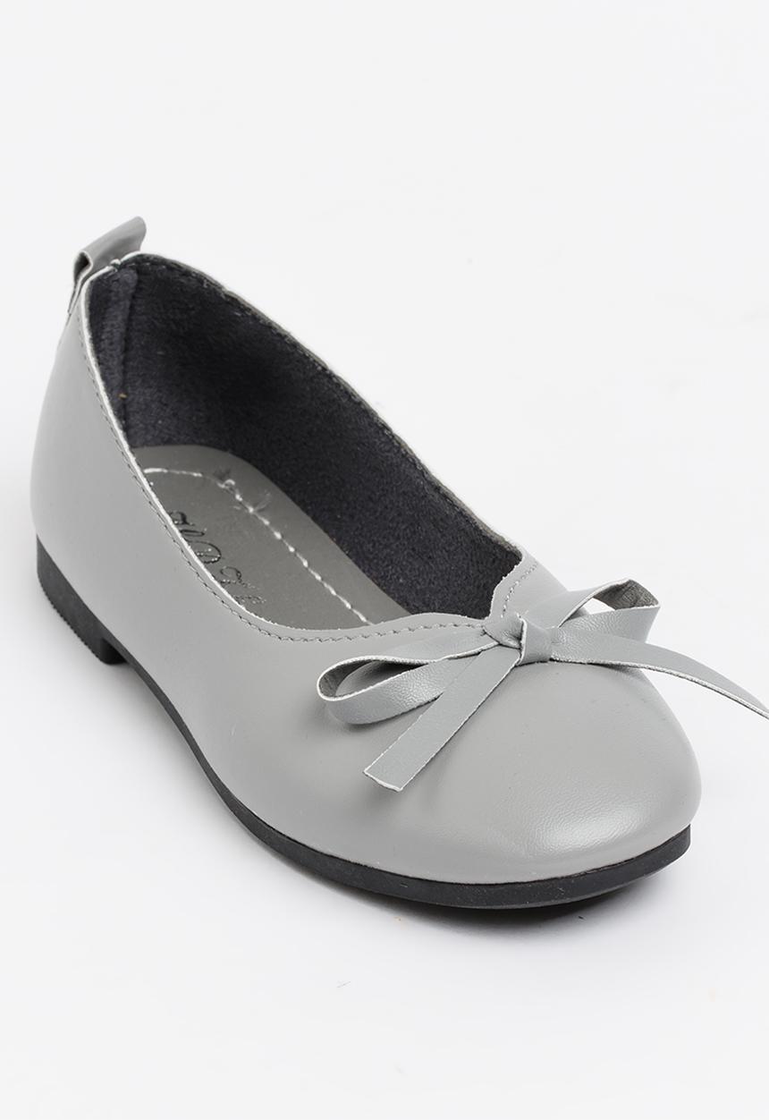 Pop Candy - Pumps with Bow Detail Silver