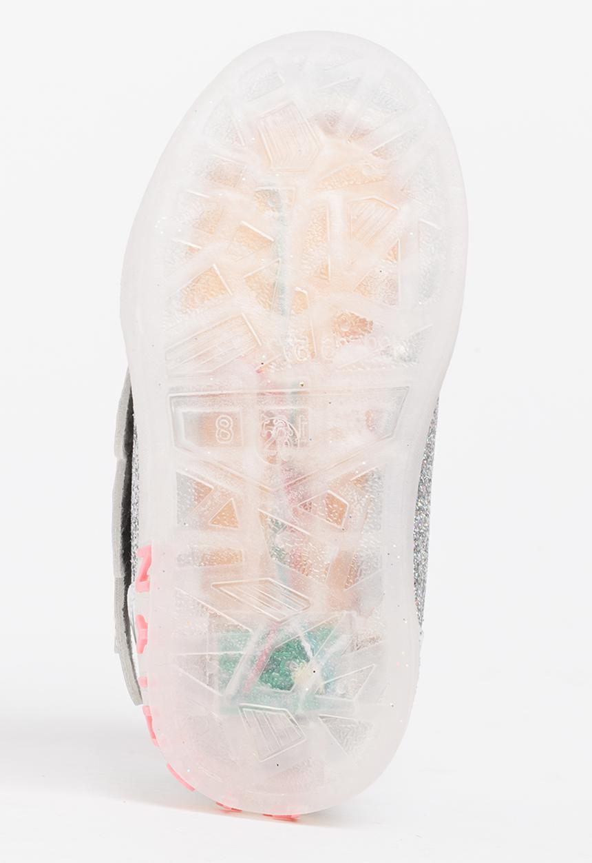 Pop Candy - Light Up Hi Tops Silver