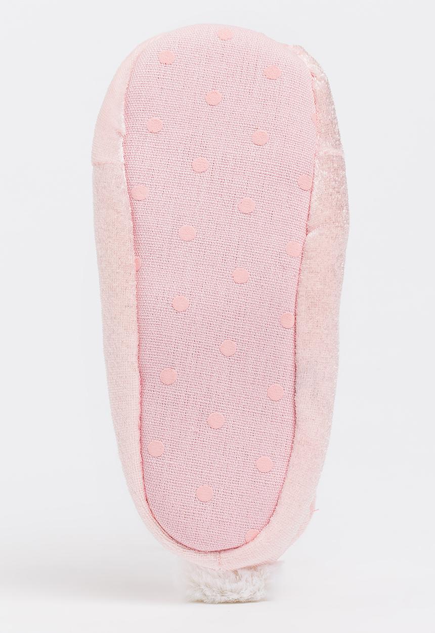 Pop Candy - Fluffy Bunny Slippers Pale Pink