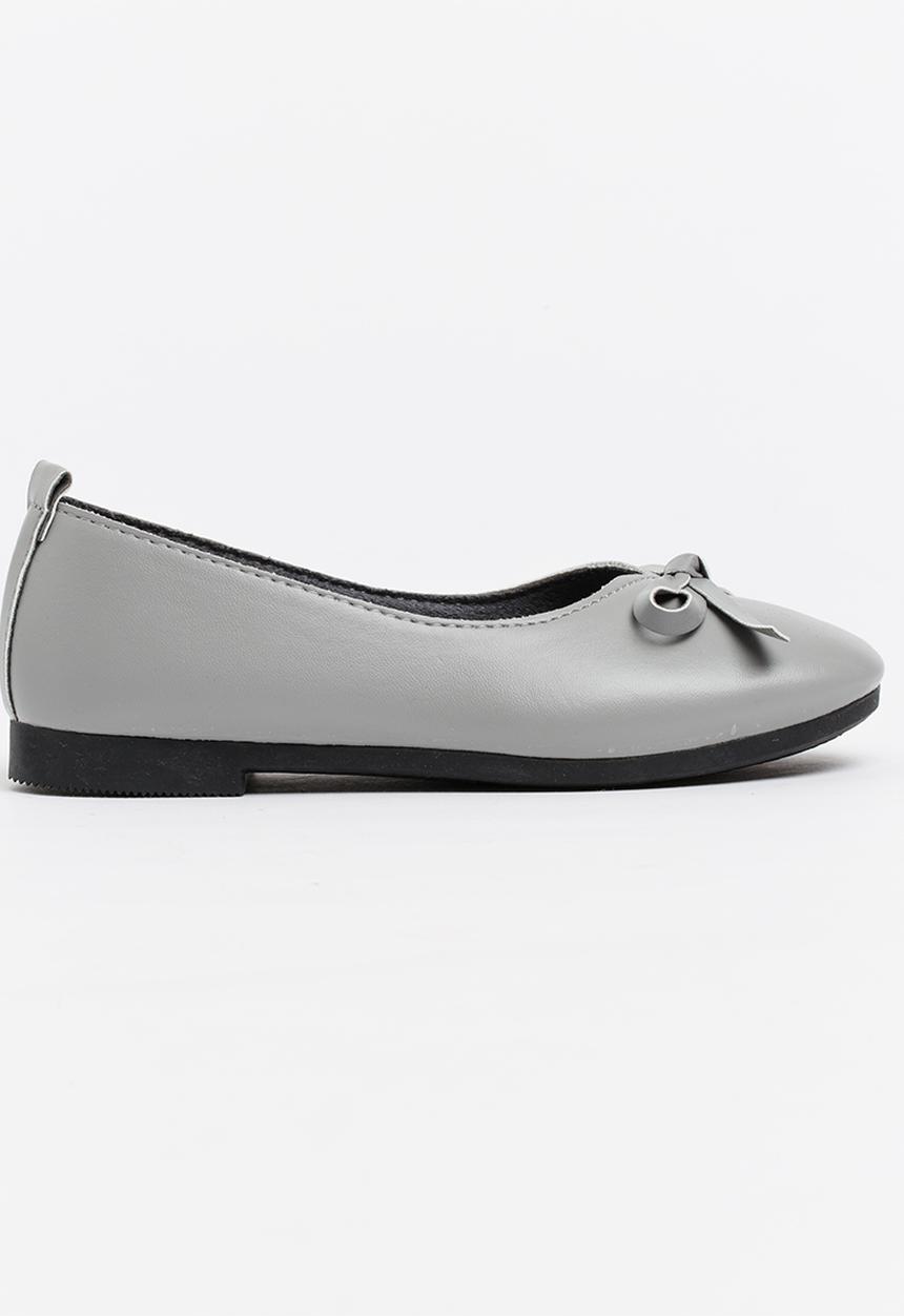 Pop Candy - Pumps with Bow Detail Silver