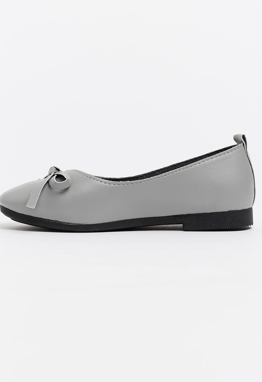 Pop Candy - Pumps with Bow Detail Silver