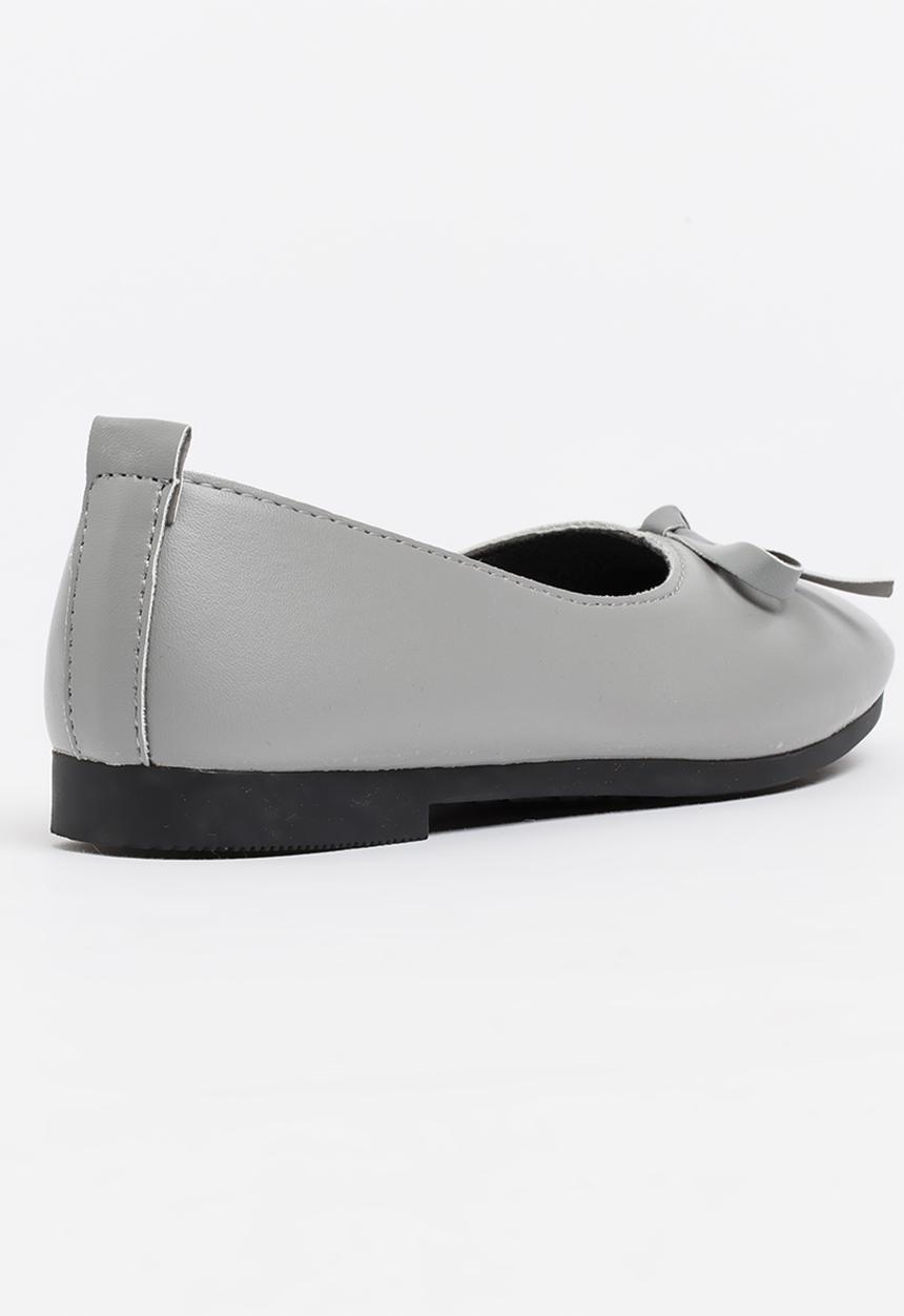 Pop Candy - Pumps with Bow Detail Silver
