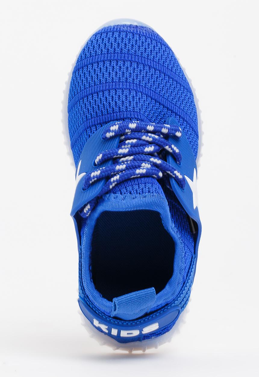 Pop Candy - Mesh Sneakers with Lights Blue