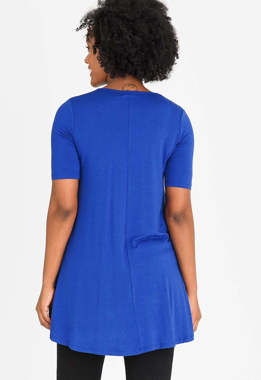 edit Maternity - Longer Length T Blue