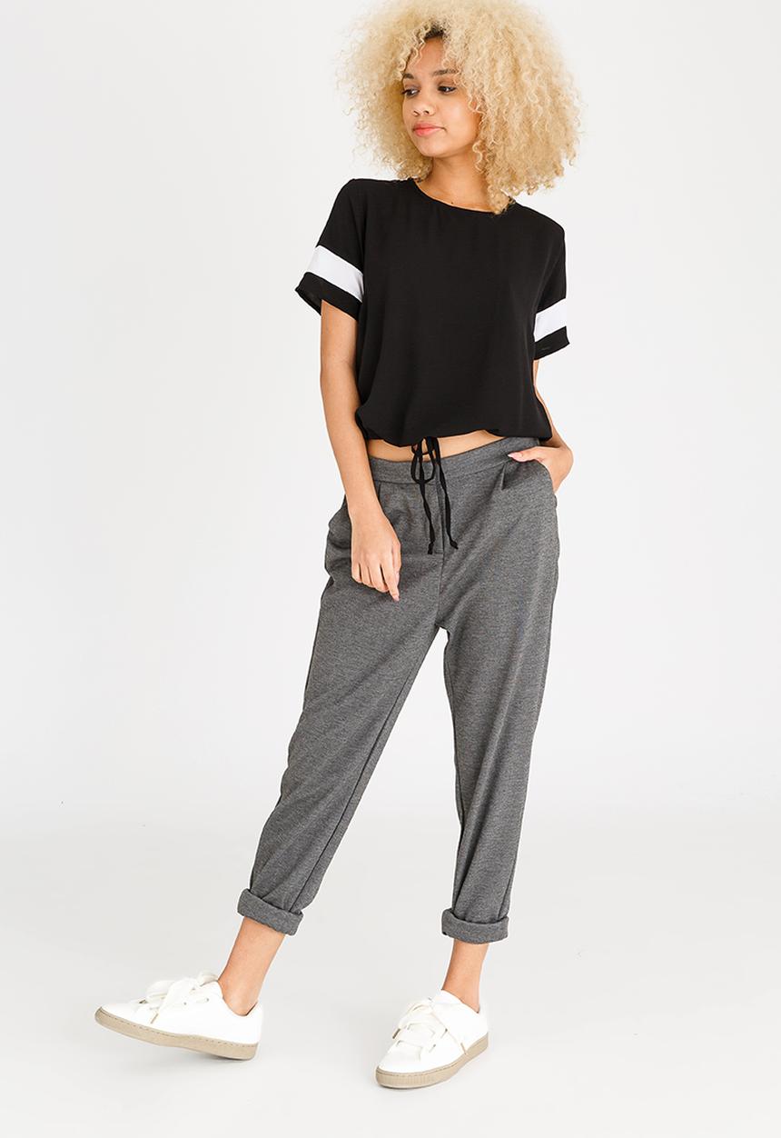 c(inch) - Sports Luxe T-shirt Black and White