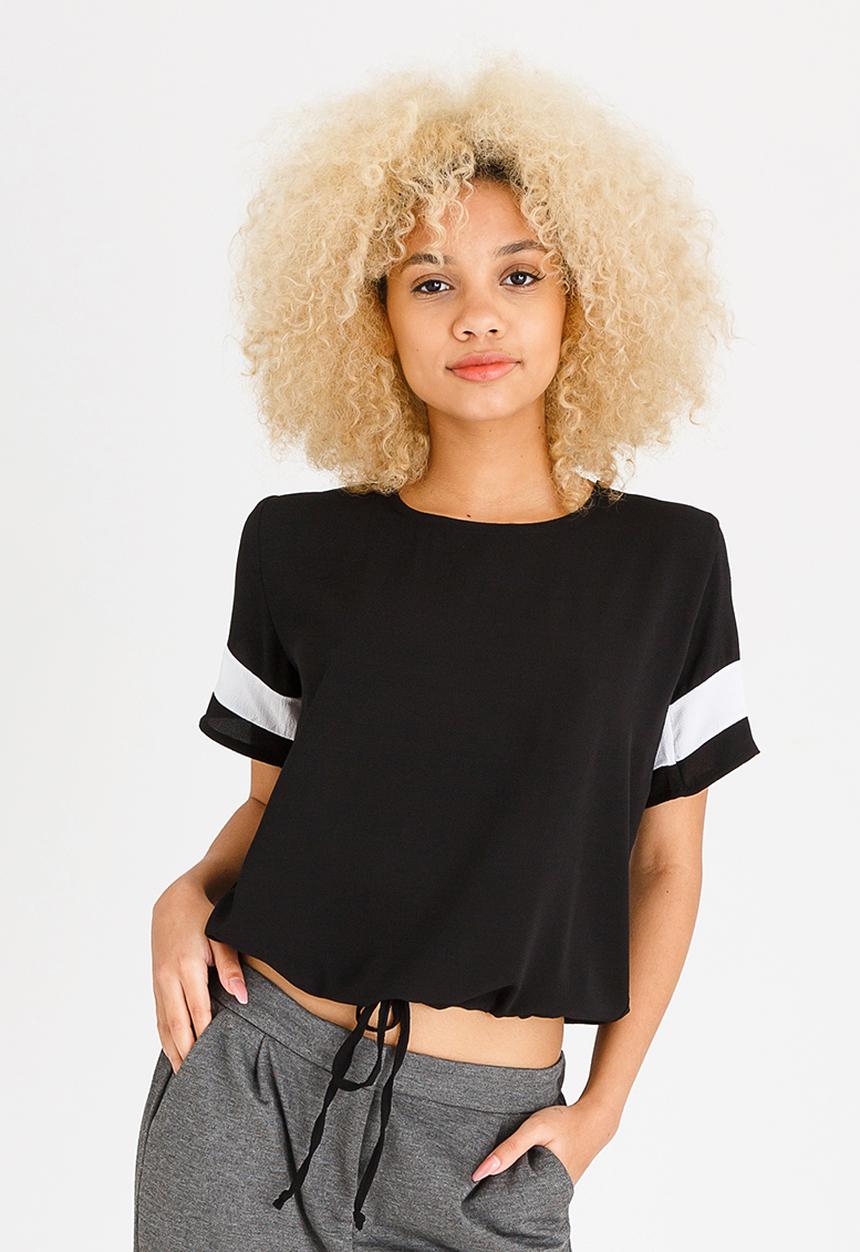 c(inch) - Sports Luxe T-shirt Black and White