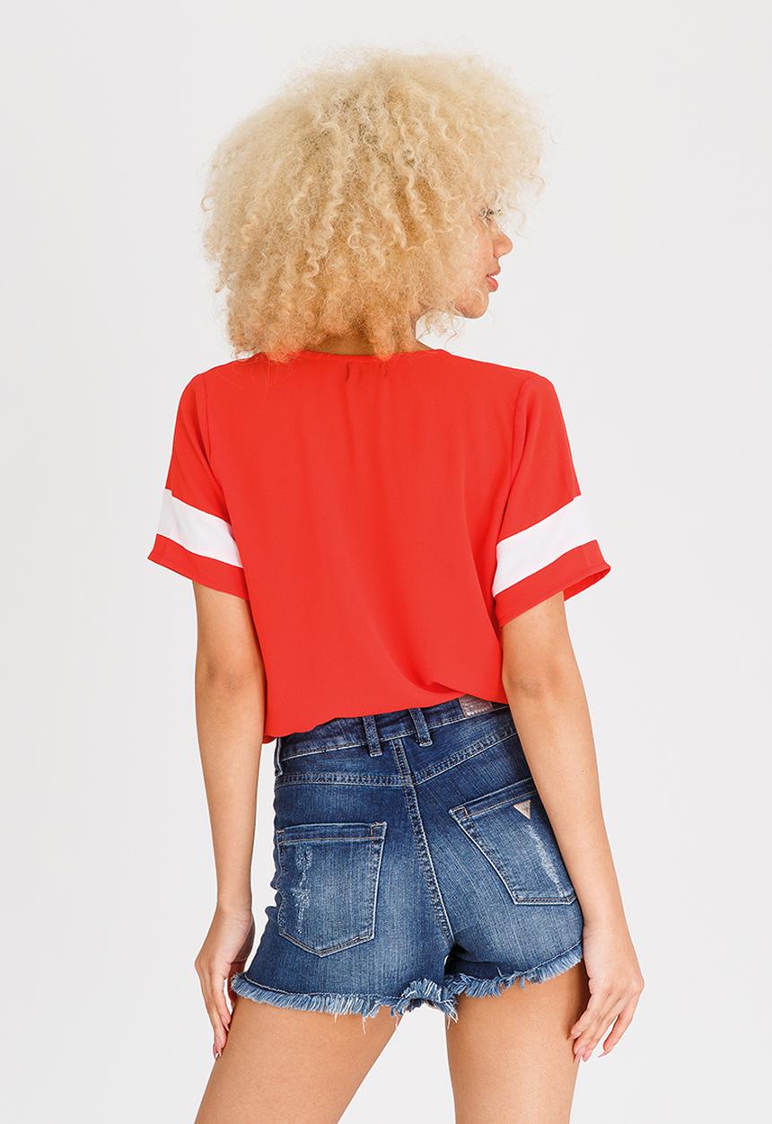 c(inch) - Sports Luxe T-shirt Red