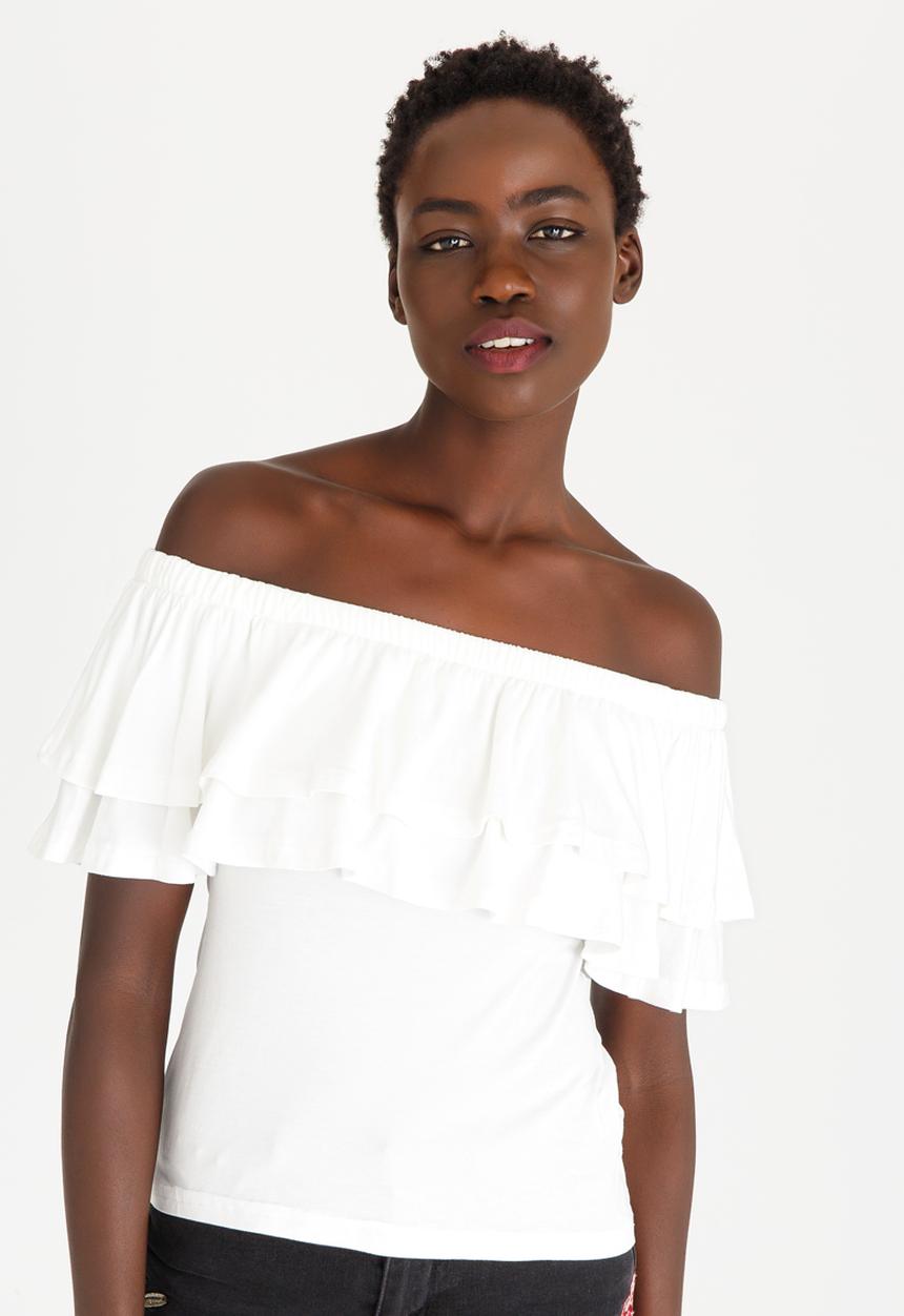 c(inch) - Bardot T-Shirt White