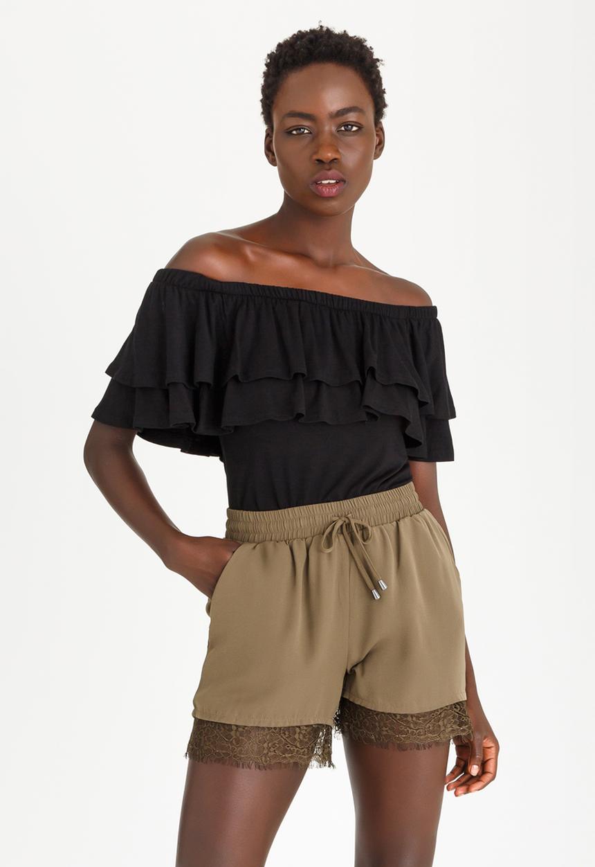 c(inch) - Bardot T-Shirt Black