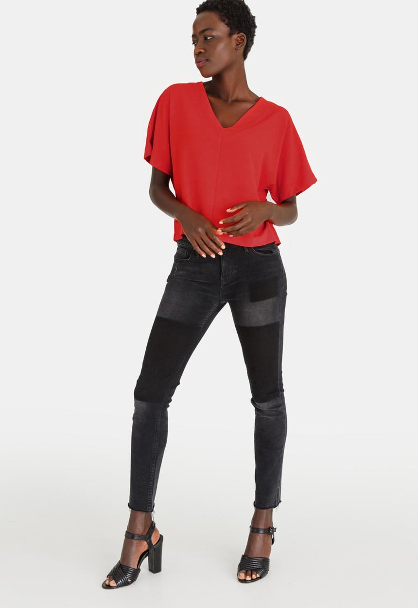 STYLE REPUBLIC - Boxy Blouse Red
