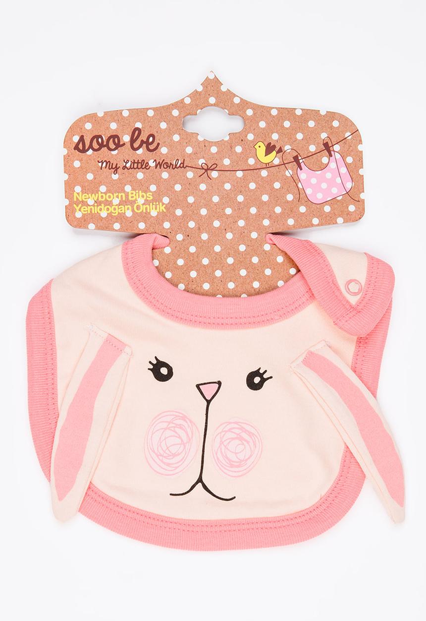 Soobe - Bunny Bib Pale Pink
