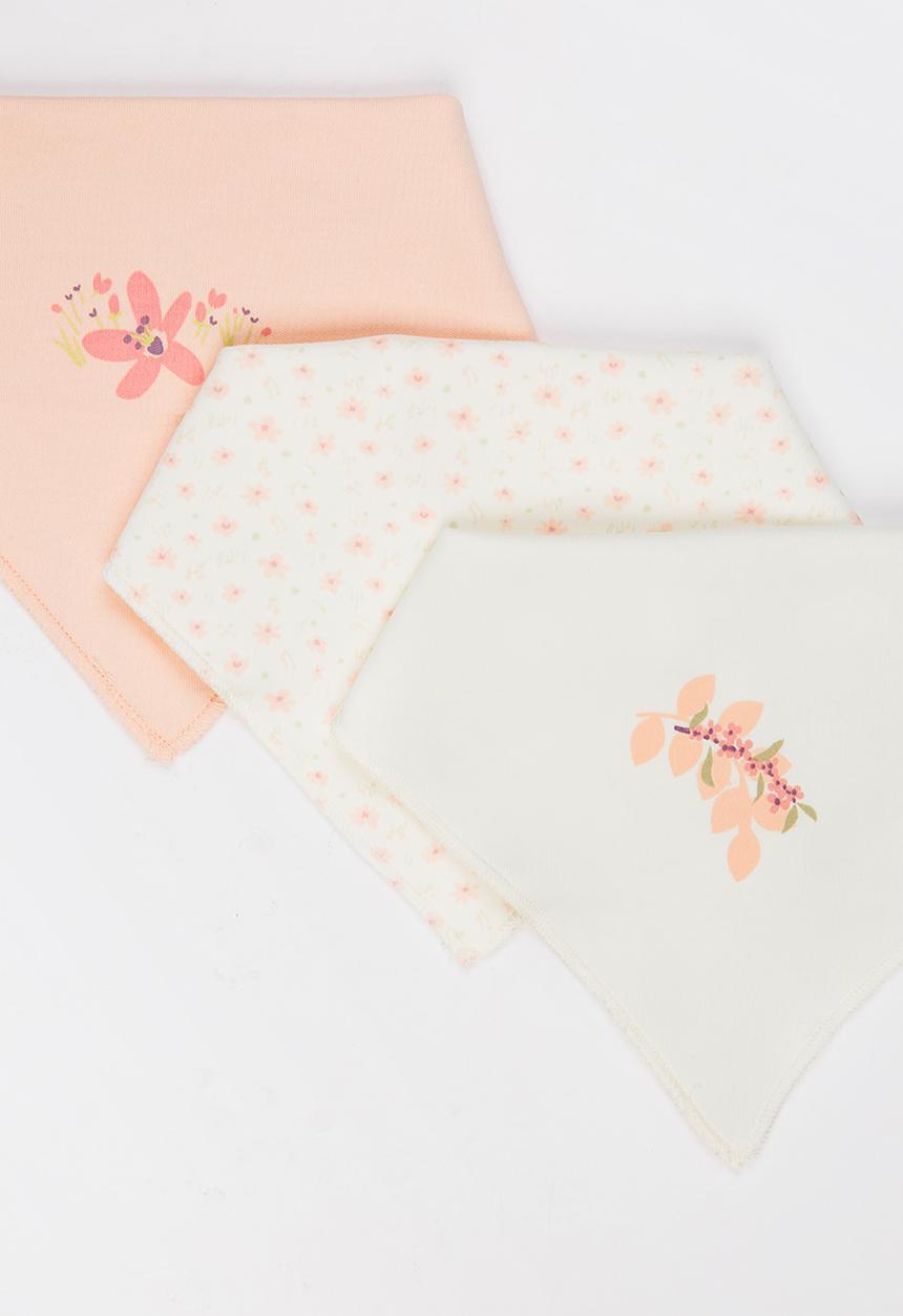 Baby Corner - 3 Pack Bandana Bib Multi-colour