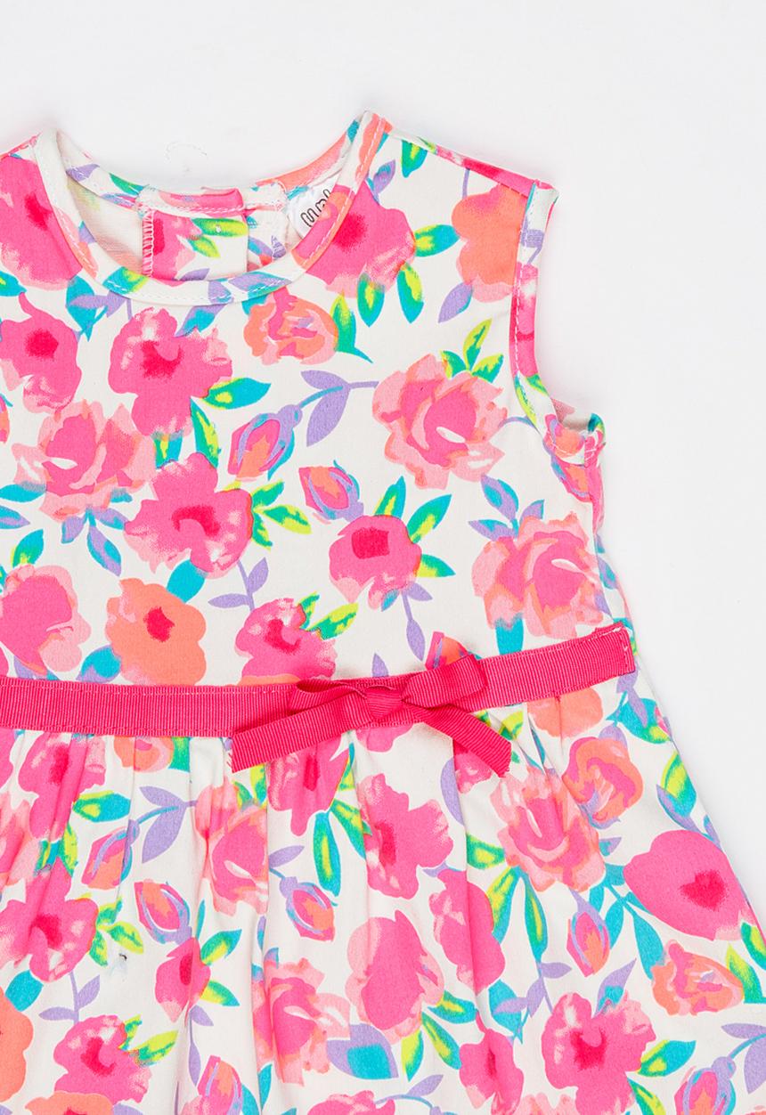Twin Clothing - Floral Print Dress Multi-colour