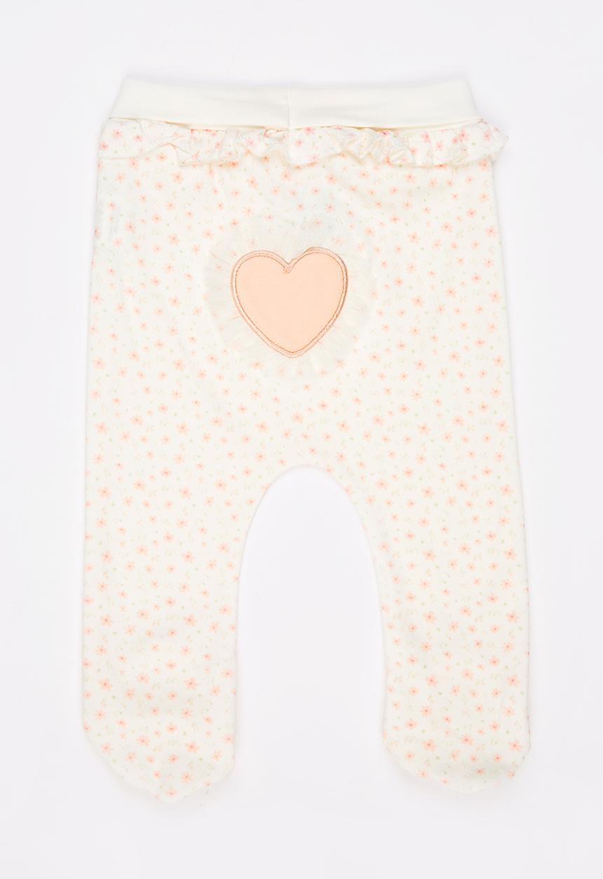Baby Corner - Frilly Footed Pants Cream