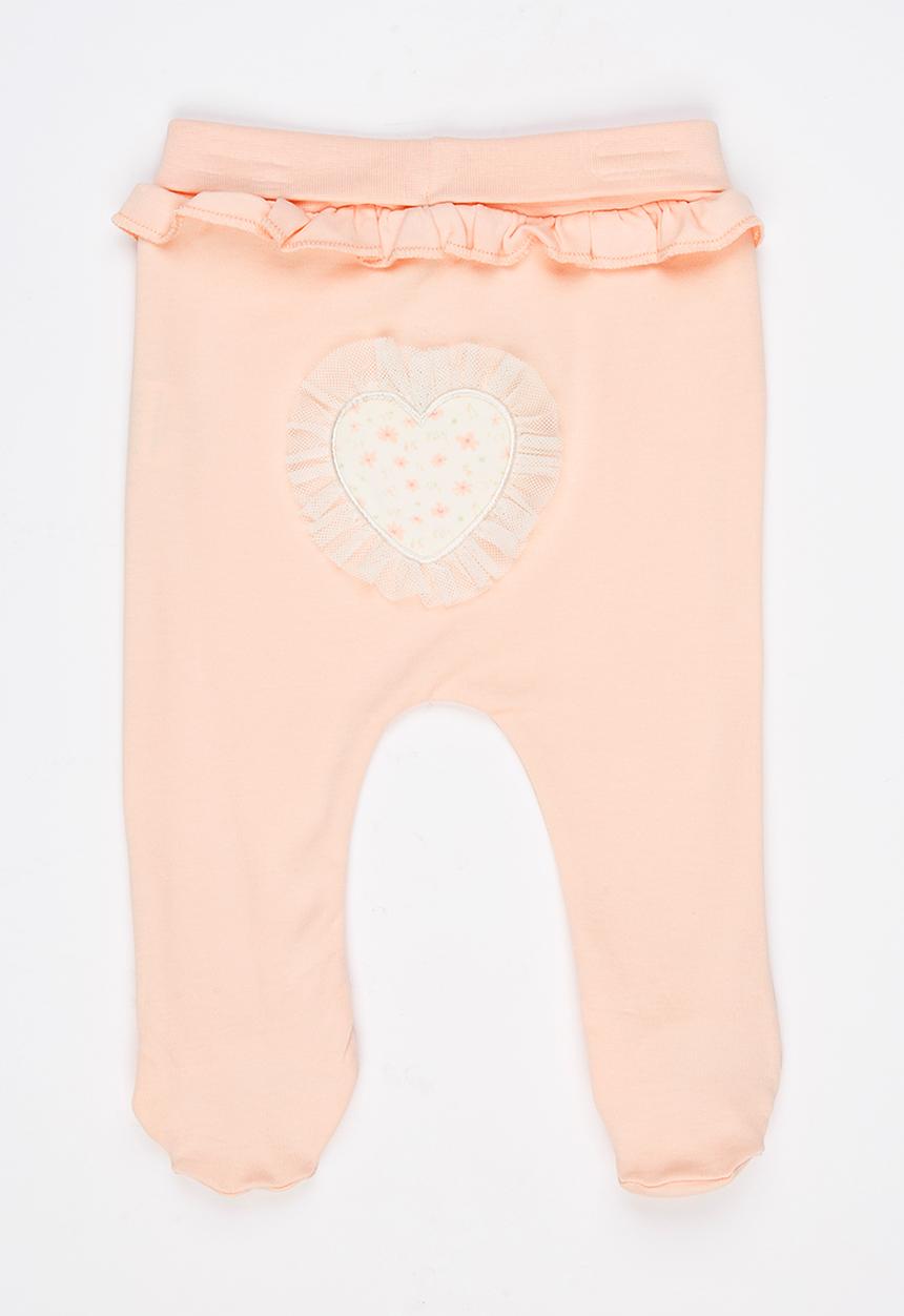 Baby Corner - Frilly Footed Pants Peach